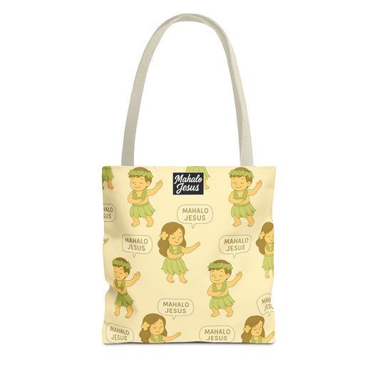 Hula Dancer Design Tote Bag
