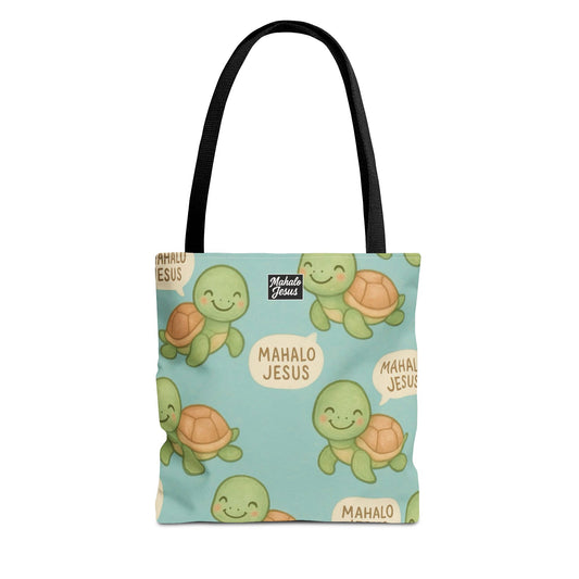 Mahalo Jesus Turtle Design