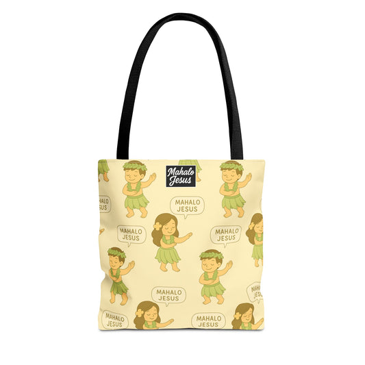Hula Dancer Design Tote Bag