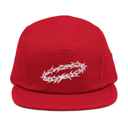 5 Panel Cap Crown of Thorns Design