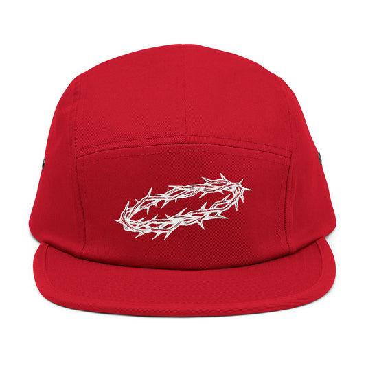 5 Panel Cap Crown of Thorns Design